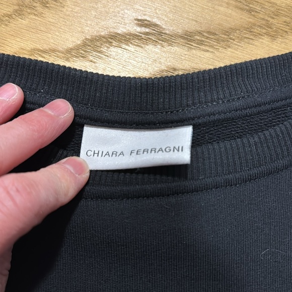 Chiara Ferragni black cotton crop style - Picture 2 of 3